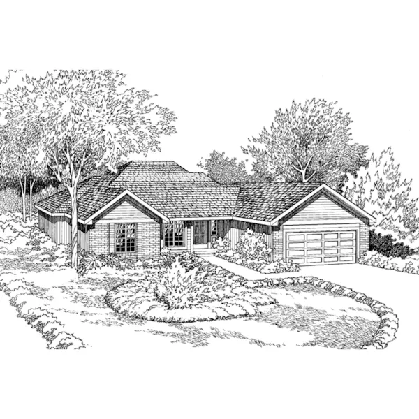 Spacious Ranch Home Plan