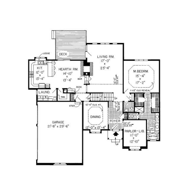 Modern House Plan First Floor - New Melle Farm Luxury Home 038D-0360 - Shop House Plans and More