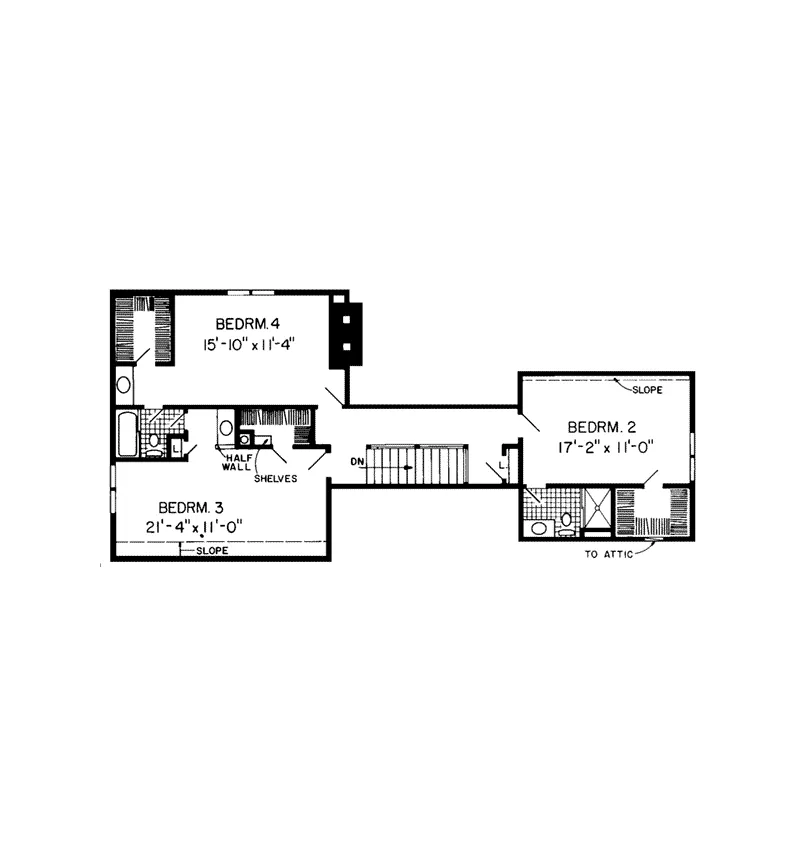 European House Plan Second Floor - New Melle Farm Luxury Home 038D-0360 - Shop House Plans and More