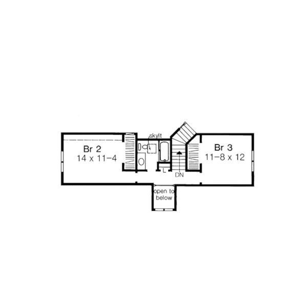 Modern House Plan Second Floor - Casablanca Ranch Home 038D-0369 - Search House Plans and More