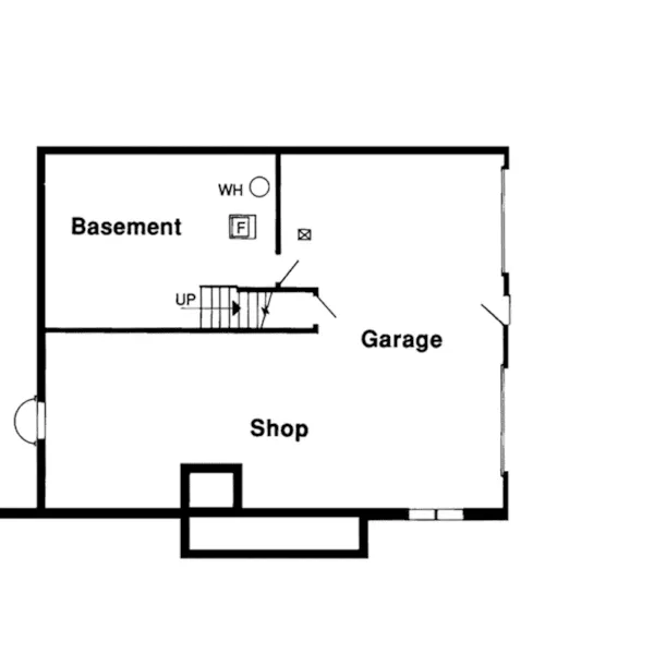 Country House Plan Lower Level Floor - Bentree Traditional Home 038D-0373 - Search House Plans and More