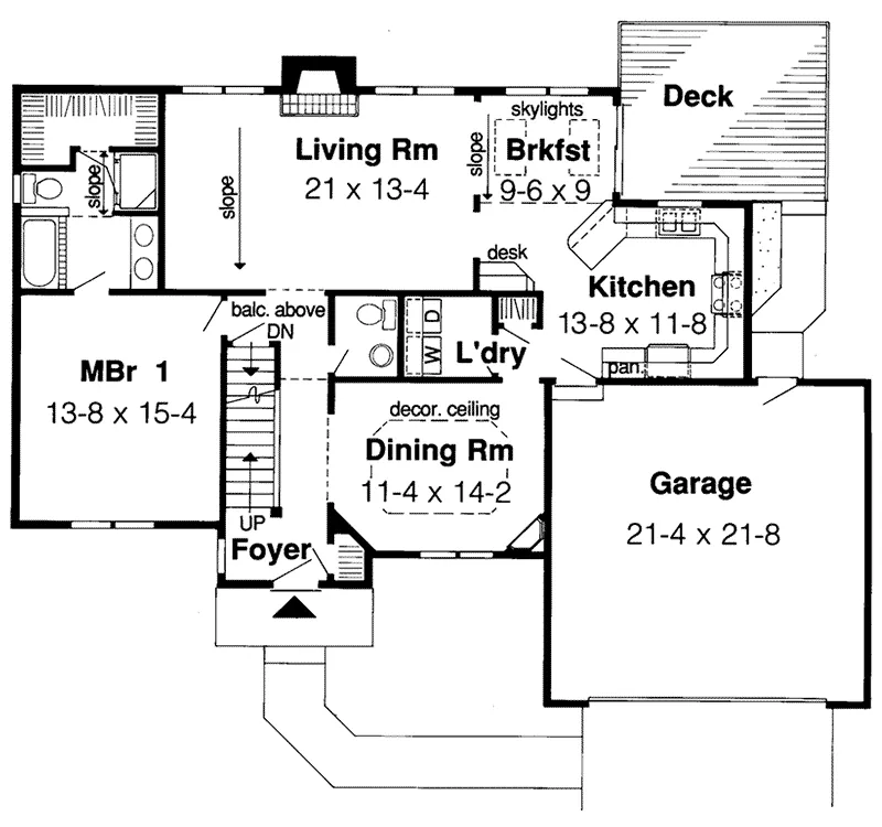 Traditional House Plan First Floor - Worthington Traditional Home 038D-0384 - Shop House Plans and More