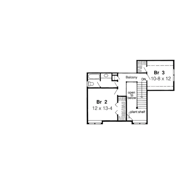 Country House Plan Second Floor - Charlotte Country Home 038D-0397 - Search House Plans and More