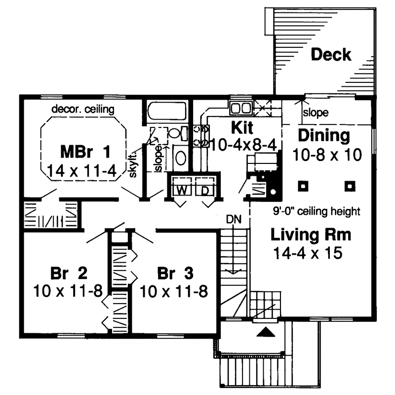 Traditional House Plan First Floor - Wadsworth Traditional Home 038D-0421 - Shop House Plans and More