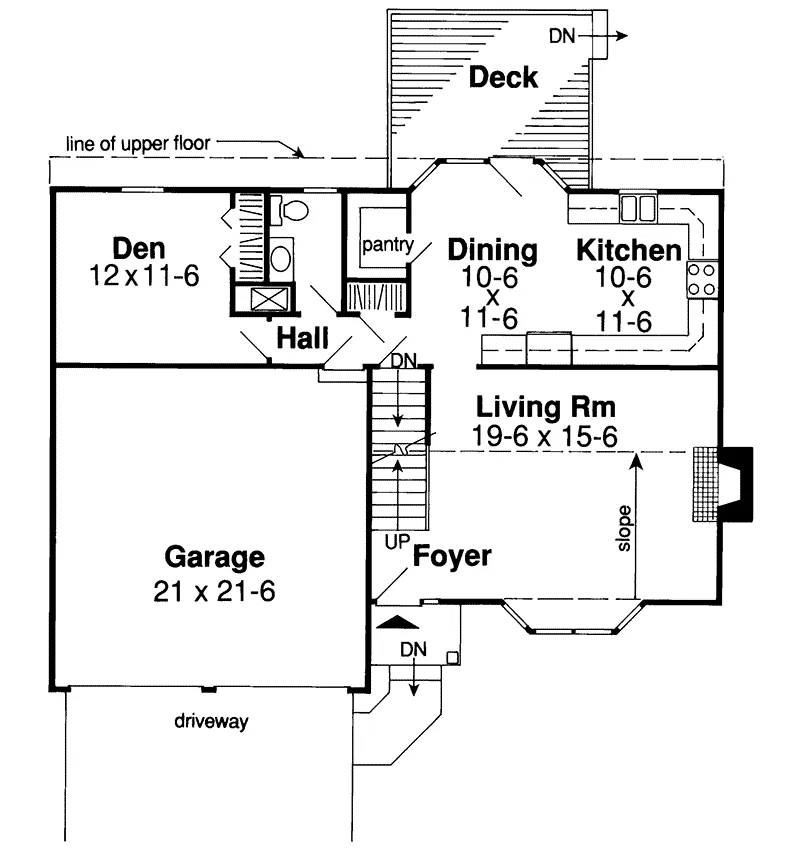 Traditional House Plan First Floor - Northwood Traditional Home 038D-0431 - Shop House Plans and More