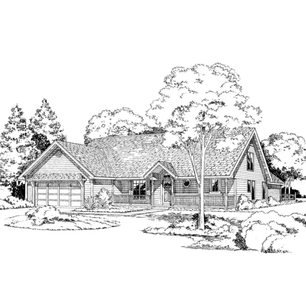 Lavishing Traditional Country Home Plan