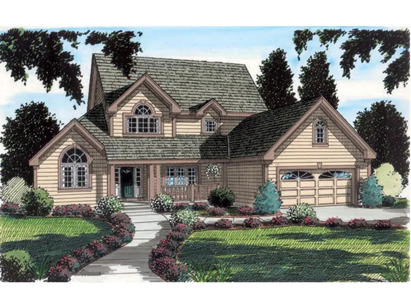 Gratifying Traditional Country Home Plan