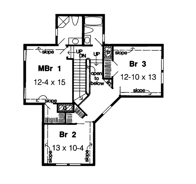 Country House Plan Second Floor - Paddock Hill Farmhouse 038D-0468 - Shop House Plans and More