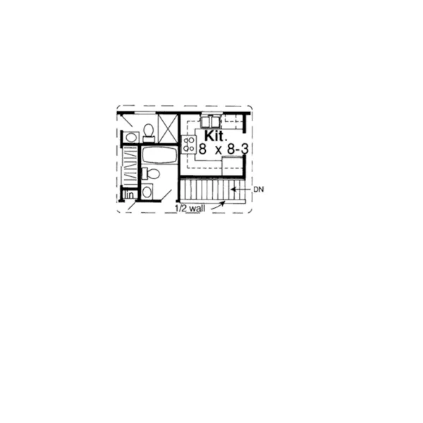 Ranch House Plan Optional Floor Plan - Eastridge Efficient Ranch Home 038D-0472 - Search House Plans and More