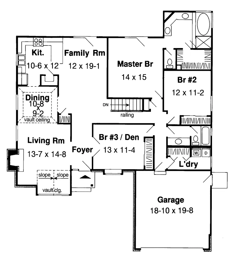 Traditional House Plan First Floor - Wagner Place Traditional Home 038D-0482 - Shop House Plans and More