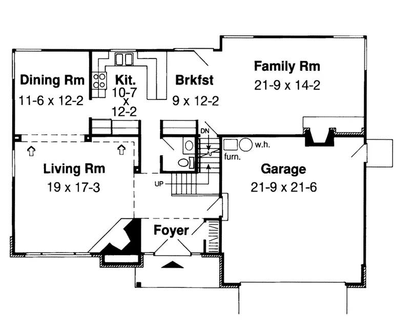 Traditional House Plan First Floor - Richard Traditional Home 038D-0483 - Shop House Plans and More
