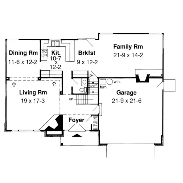 Traditional House Plan First Floor - Richard Traditional Home 038D-0483 - Shop House Plans and More