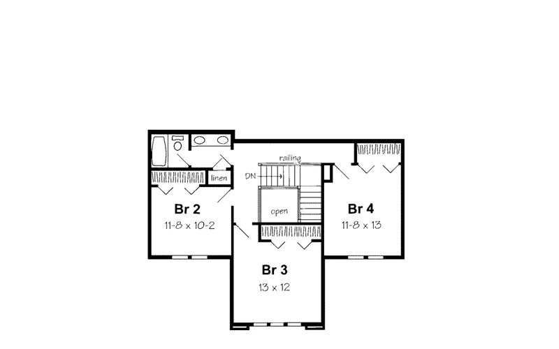 Italian House Plan Second Floor - Thorncrest Prairie Style Home 038D-0505 - Shop House Plans and More