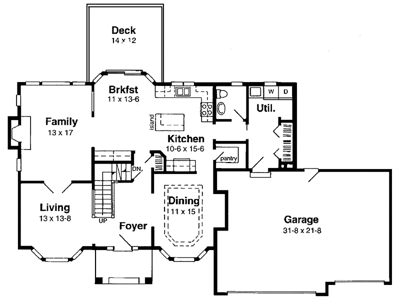 Georgian House Plan First Floor - Acapulco Greek Revival Home 038D-0509 - Search House Plans and More