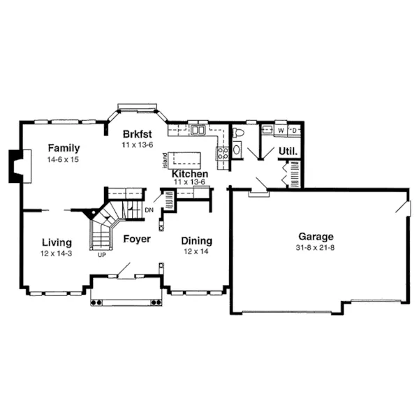 Neoclassical House Plan First Floor - Albertville Neoclassic Home 038D-0510 - Search House Plans and More