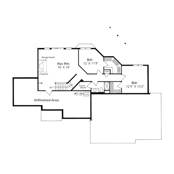 Luxury House Plan Lower Level Floor - Kidbrooke Traditional Home 038D-0519 - Search House Plans and More