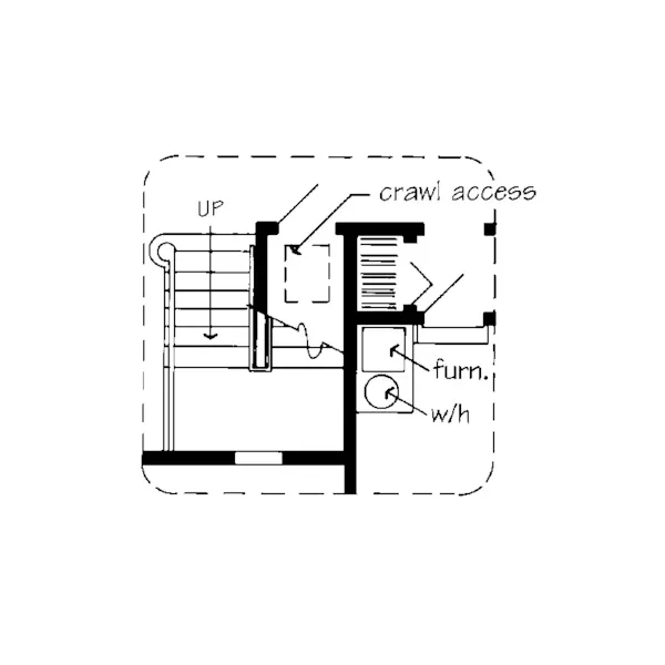 Georgian House Plan Optional Floor Plan - Fairridge Traditional Home 038D-0526 - Search House Plans and More