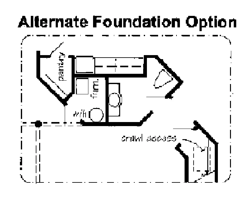 Traditional House Plan Optional Floor Plan - Pretoria European Home 038D-0530 - Shop House Plans and More