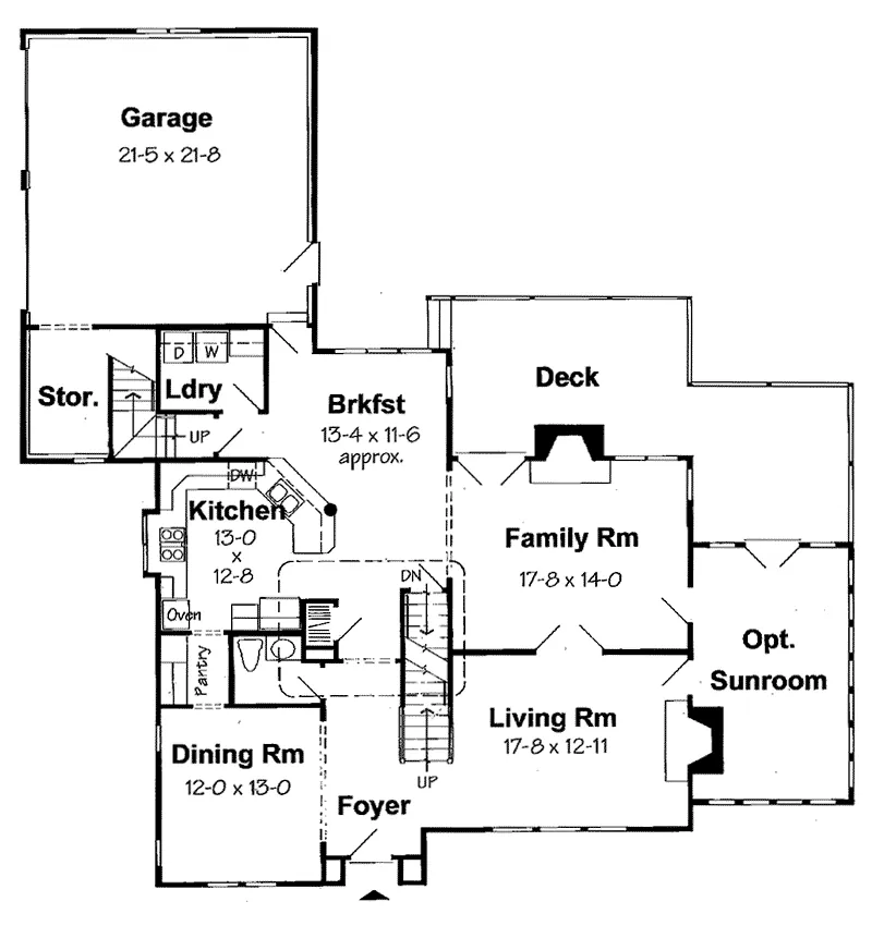 European House Plan First Floor - Ludlow Manor European Home 038D-0531 - Shop House Plans and More