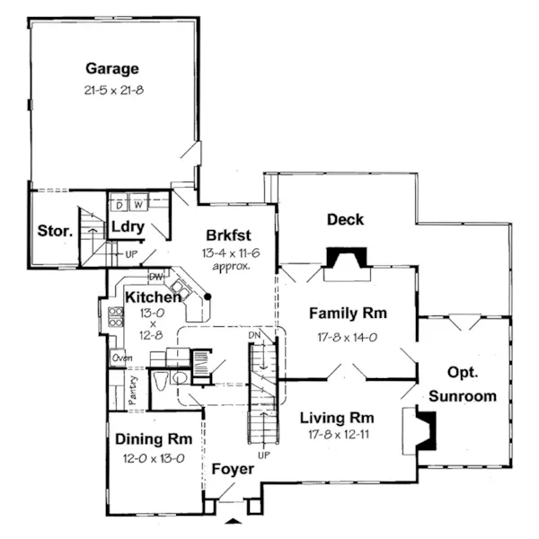 European House Plan First Floor - Ludlow Manor European Home 038D-0531 - Shop House Plans and More