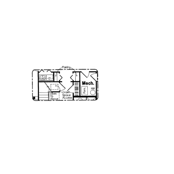 Traditional House Plan Optional Floor Plan - Montour Falls Traditional Home 038D-0544 - Shop House Plans and More