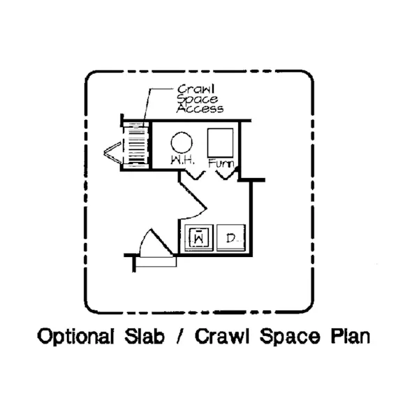 Ranch House Plan Optional Floor Plan - Cabernet Farm Country Home 038D-0545 - Search House Plans and More