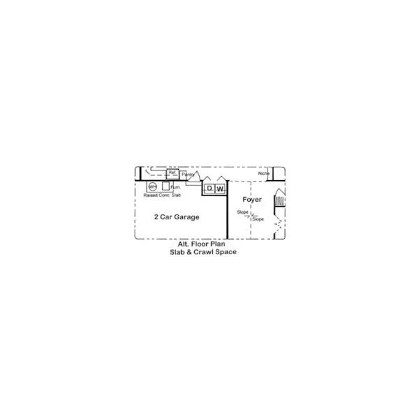 Tudor House Plan Optional Floor Plan - Whitmoor Place Ranch Home 038D-0550 - Shop House Plans and More