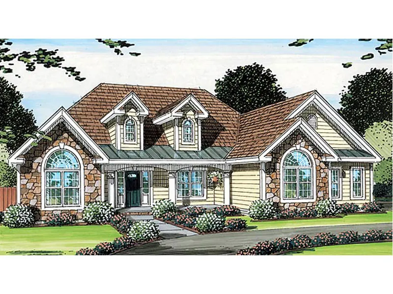 Large Palladian Windows Accent Home