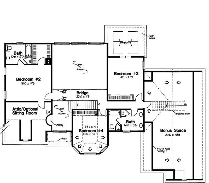 Victorian House Plan Second Floor - Flores Victorian Home 038D-0577 - Search House Plans and More
