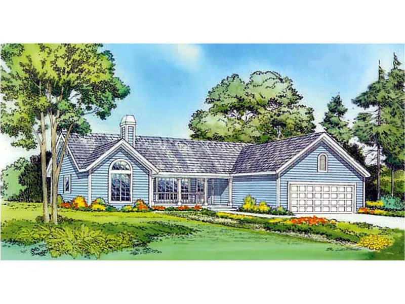 Country House Plan Front Image - Eversdale Country Home 038D-0614 - Search House Plans and More