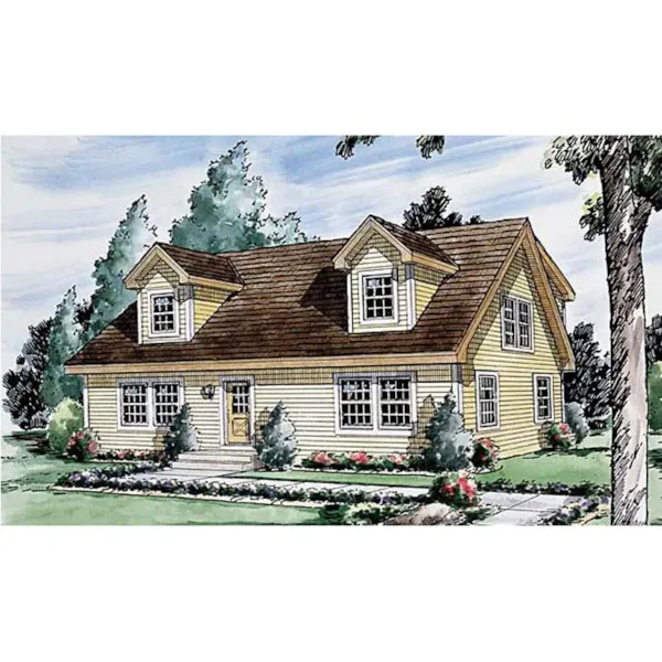 Double Dormers Add Style To Cape Cod/ New England Design