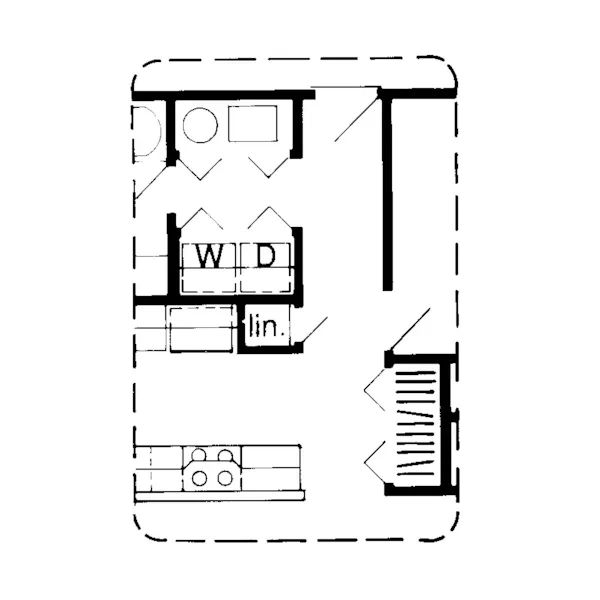 Mountain House Plan Optional Floor Plan - Montezuma Bay Rustic Home 038D-0627 - Shop House Plans and More