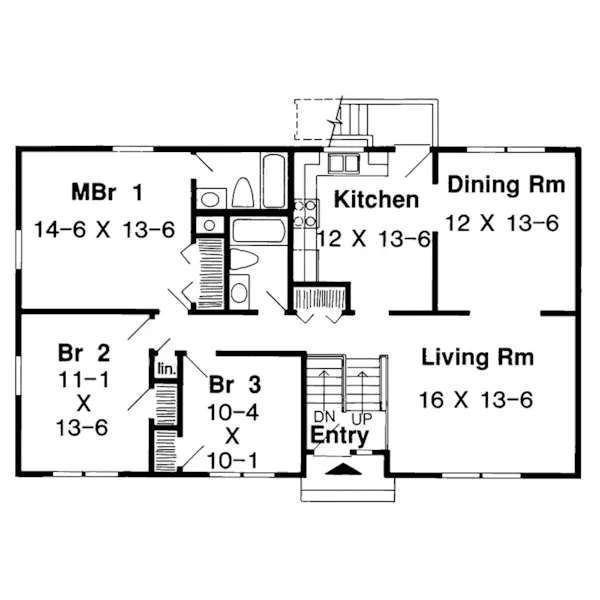 Traditional House Plan First Floor - Laramie Traditional Home 038D-0628 - Shop House Plans and More