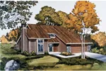 Cabin & Cottage House Plan Front Image - Radcliffe Woods Rustic Home 038D-0633 - Shop House Plans and More
