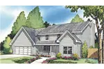 Traditional House Plan Front Image - Argonne Hill Country Home 038D-0635 - Search House Plans and More