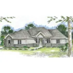 Modern House Plan Front of House 038D-0648