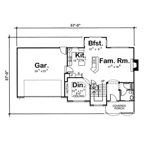 Victorian House Plan First Floor - Otis Traditional Home 038D-0650 - Shop House Plans and More