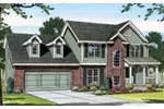 Victorian House Plan Front of House 038D-0650