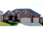 Ranch House Plan Front of House 038D-0652