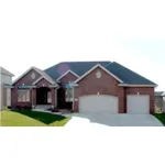 Traditional House Plan Front of House 038D-0652