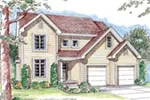 Country House Plan Front of House 038D-0656
