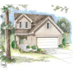 Southern House Plan Front of House 038D-0657