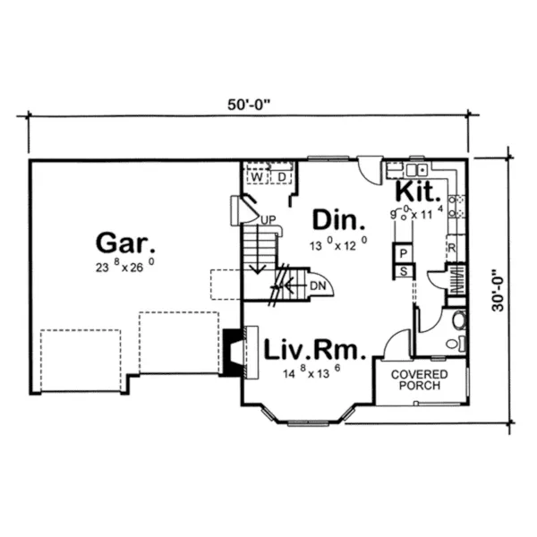 Country House Plan First Floor - Silvia Springs Traditional Home 038D-0658 - Shop House Plans and More