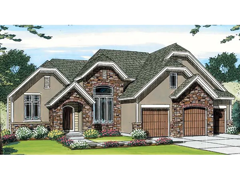 Country House Plan Front Image - Garson Traditional Ranch Home 038D-0659 - Search House Plans and More