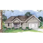 Southern House Plan Front of House 038D-0660