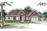 Southern House Plan Front of House 038D-0661