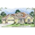 Country House Plan Front of House 038D-0665