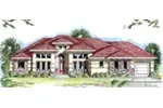 Italian House Plan Front of Home - Alfonso Harbor Florida Home 038D-0688 - Search House Plans and More