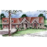 Luxury House Plan Front of Home - Porter Lane Country Home 038D-0710 - Shop House Plans and More