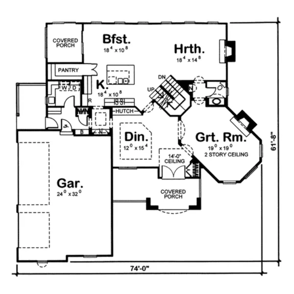 Victorian House Plan First Floor - Norwich View European Home 038D-0715 - Shop House Plans and More